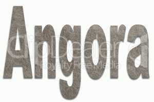 Angorawolle im Wort Angora