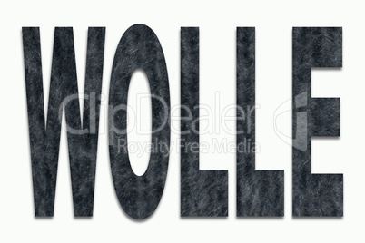Angorawolle im Wort Wolle