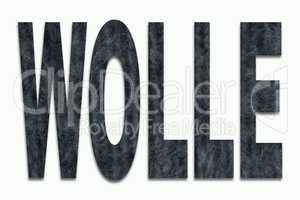 Angorawolle im Wort Wolle
