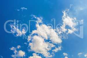 Blue sky with clouds