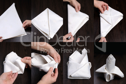 How to fold a napkin
