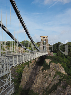 Clifton Suspension Bridge in Bristol