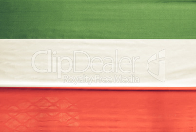 Vintage looking Italian flag Vintage looking Italian flag