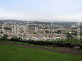 Aerial view of Bath