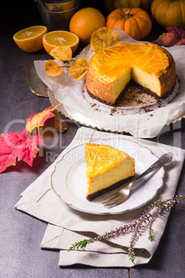 pumpkin cheese cake