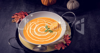 Pumpkin Soup with orange