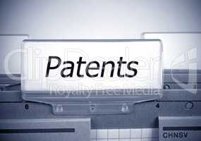 Patents Register Folder Index