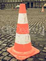 Vintage looking Traffic cone