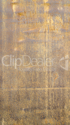 Brown rusted steel background - vertical