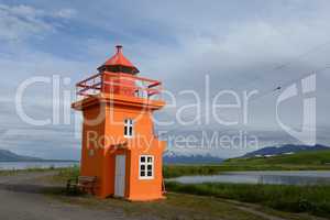 Leuchtturm bei Svalbardsyri, Island