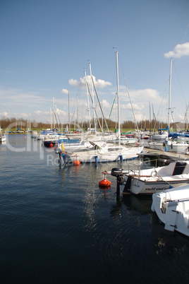 jetty in the Schweriner outside lake