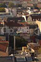 Townscape from above in Schwerin