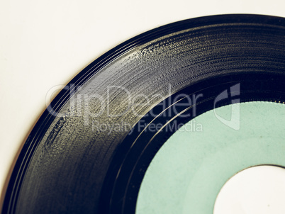 Vintage looking Vinyl record