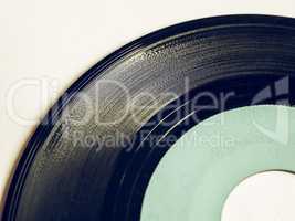 Vintage looking Vinyl record