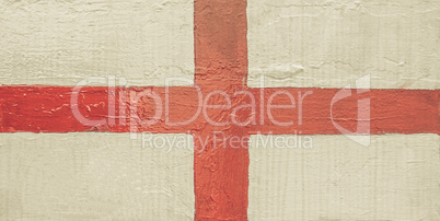 Vintage looking England flag Vintage looking England flag