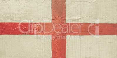 Vintage looking England flag