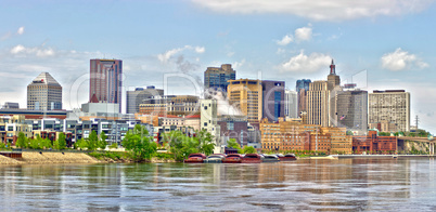 Saint Paul skyline in HDR