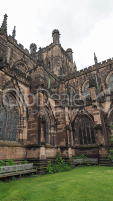 Chester Cathedral in Chester - vertical