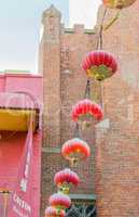Red lanterns in San Francisco Chinatown