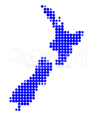 Karte von Neuseeland