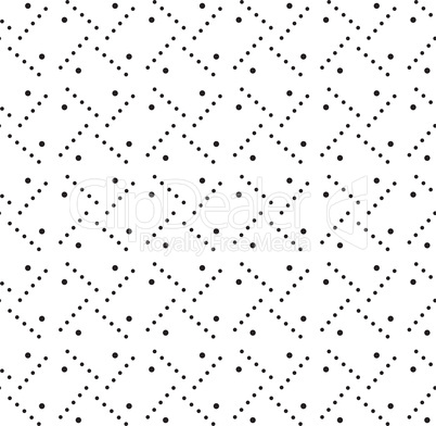 seamless pattern. Modern stylish texture. Repeating geometric tiles with dotted rhombus
