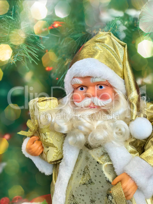 Christmas Santa Claus with a big white beard