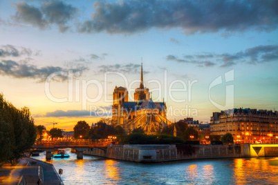 Notre Dame de Paris cathedral