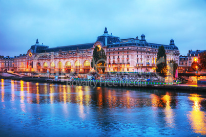 D'Orsay museum building in Paris, France