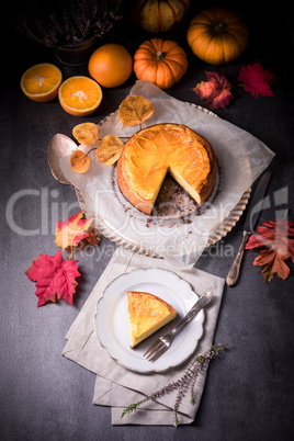 pumpkin cheese cake