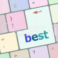 Best button on keyboard with soft focus