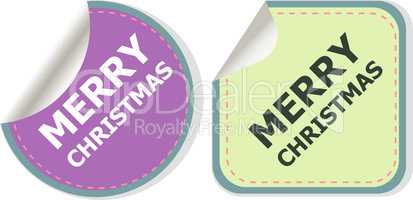 Merry christmas web icon. creative concept vector background for Web and Mobile Applications, Happy New Year. Holiday infographic, page, banner.