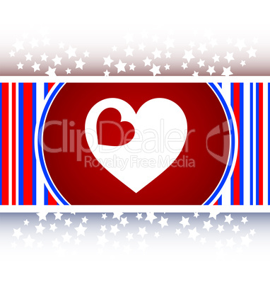 Valentine heart sign, web button