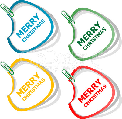 Merry christmas web icon. creative concept vector background for Web and Mobile Applications, Happy New Year. Holiday infographic, page, banner.