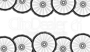 road and mountain bike wheels and tires pattern
