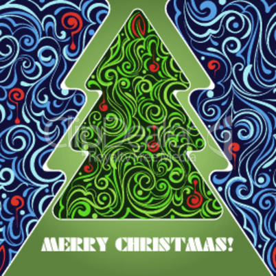 green christmas tree-01