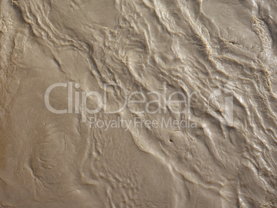 Brown muddy water surface background