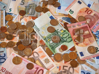 Euro (EUR) notes and coins, European Union (EU)