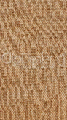 Brown burlap background - vertical