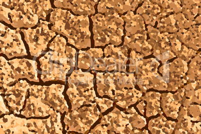 Dried soil background
