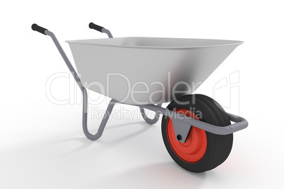 Wheelbarrow, 3d illustration