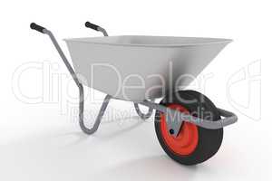 Wheelbarrow, 3d illustration