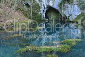 Springhead of Krupaja river and cave
