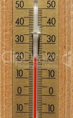 Thermometer for air temperature measurement