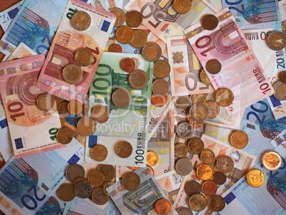 Euro (EUR) notes and coins, European Union (EU)