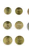 Euro coin - vertical