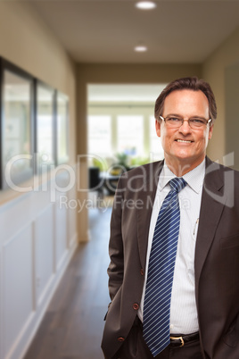 Businessman In Hallway of New House