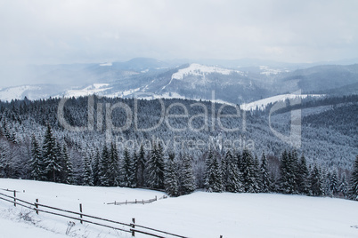 Ski resort Bukovel, Ukraine.