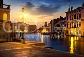 Venice at dusk