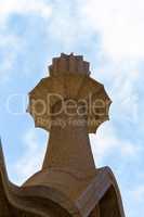 Detail of la Sagrada Familia, cathedral designed by Antoni Gaudi