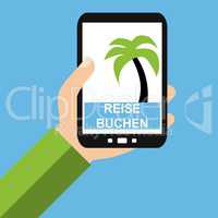 Reise buchen mit dem Smartphone